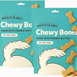 Wiggles & Wags Chewy Bones Dog Treats